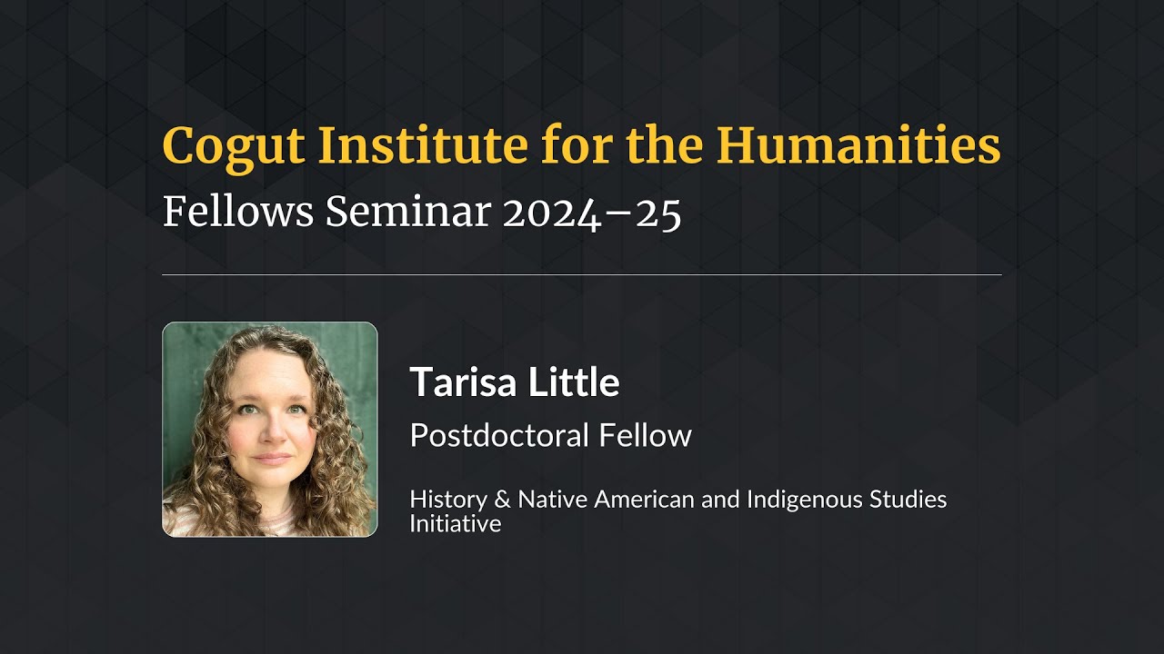 Spotlight • Tarisa Little, “Students of Aataentsic: The Wyandot of Anderdon Day School”