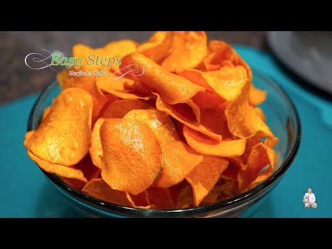 How to make Sweet Potato Chips at home | Shakarkandi Chips