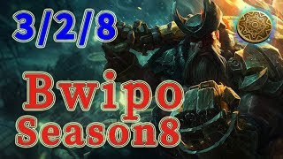 Fnatic Bwipo Gangplank TOP vs Singed Patch 8.22