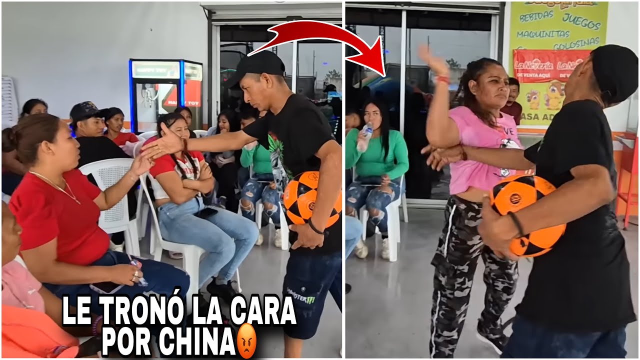 Chentia le torteo la cara a trucha frente a todos por darle la mano a China hoy si lo vrgeo😱