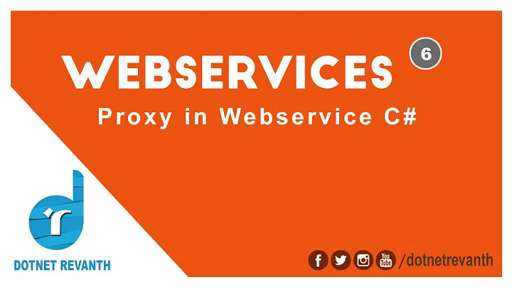 Creating Client Proxy in Web Service Asp.Net C# || Part-6