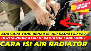 Download Lagu Cara yang benar menambah dan mengisi air radiator mobil MP3