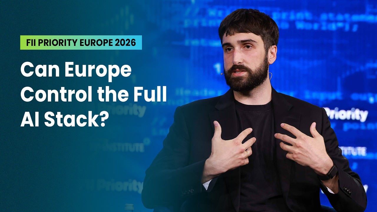 Reimagining Sovereign AI with Aidan Gomez | FII Priority ROME 2026 | Day 2