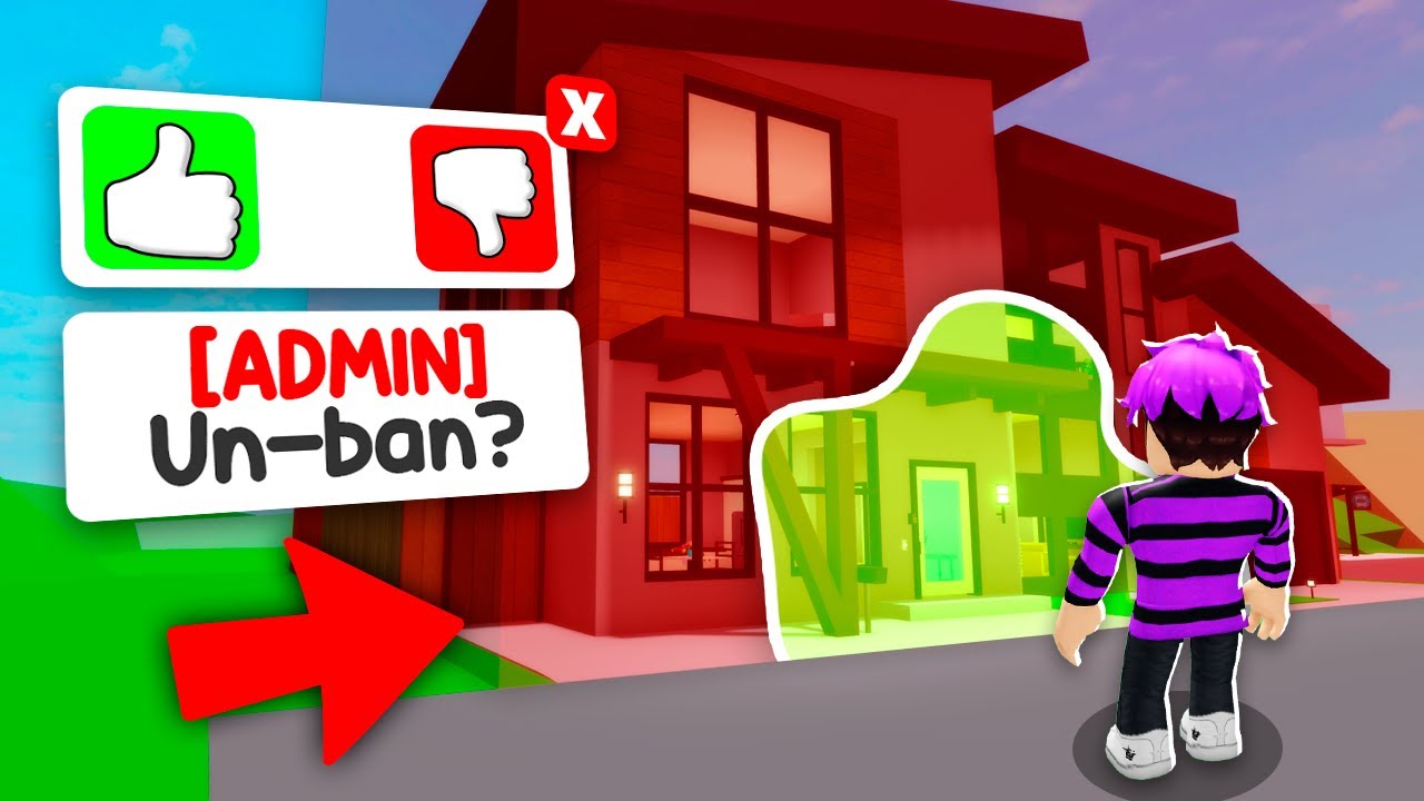 HOW TO GET UNBANNED from HOUSES IN BROOKHAVEN!