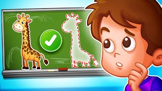 Zgadnij Zwierzę po KSZTAŁCIE 🤔🔍 + Inne Edukacyjne Filmy dla Dzieci | Łamigłówki i Gry | Bystrzaki screenshot 5