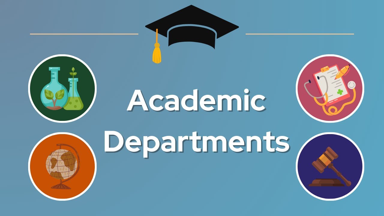 What Should I Study In College? - Explaining Academic Departments