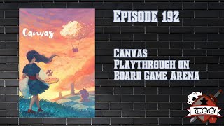 Canvas Board Game Playthrough on Board Game Arena | Full Gameplay & Strategy