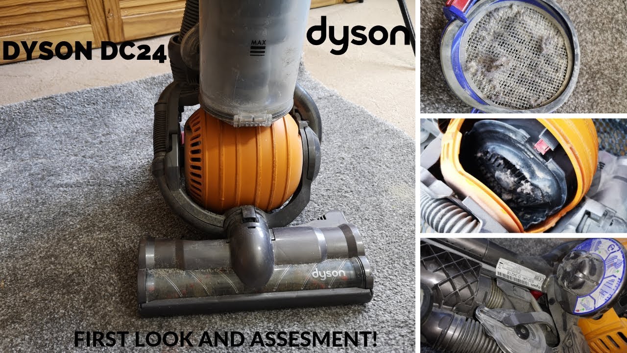 Dyson DC24 Week! Day One First Look, Before Refurbishment! YouTube