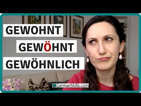 Video: Ist gewöhnt ein Adverb?