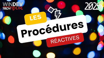 Les procédures réactives
