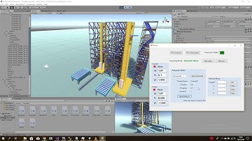 Virtual AS/RS Automation with SIEMENS S7-1200