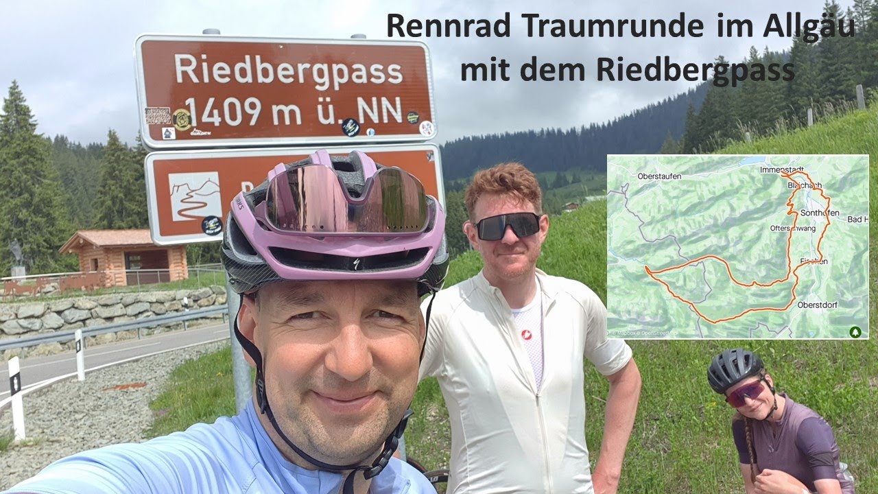 Rennrad Traumrunde im Allgäu mit dem Riedbergpass