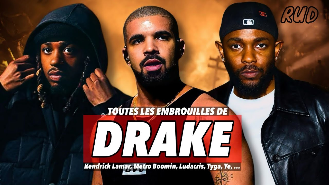 TOUTES LES EMBROUILLES DE DRAKE (Kendrick Lamar, Pusha T, Kanye West, …) • RUD