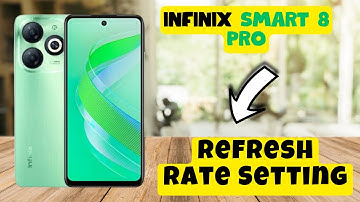 Refresh Rate Setting Infinix Smart 8 Pro || How to set refresh rate || How to use refresh rates