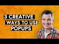 3 Ways to Use Popup Builders: Website Navigation, Back to Top Button, Deals or Cookie Notification