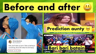 BEFORE AND AFTER INDIAN MEDIA REACTION | INDIA VS AUSTRALIA