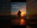 Guard your peace