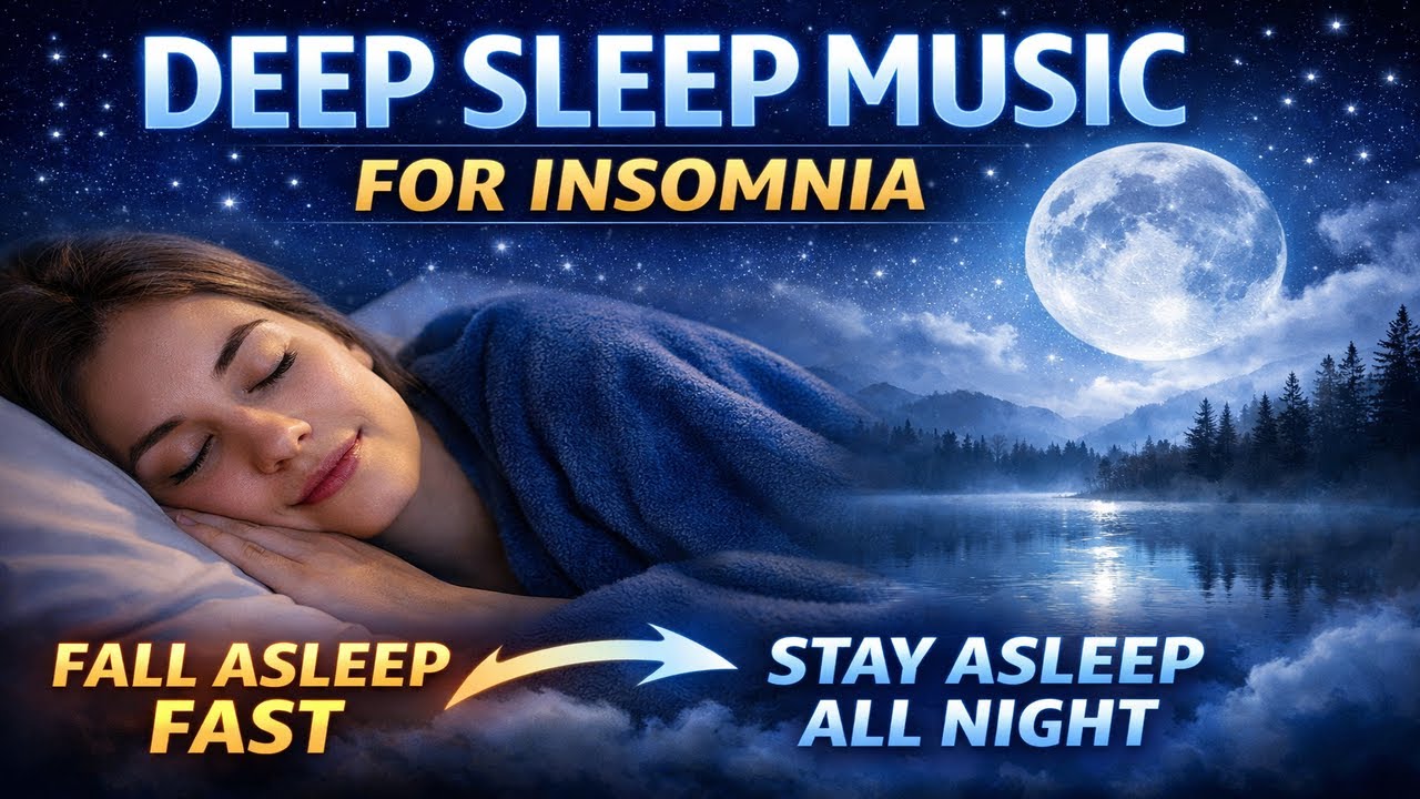 Deep Sleep Music for Insomnia | Fall Asleep Fast, Stay Asleep All Night