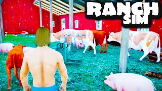 Automatic Cowl Milking Machine?! - Ranch Simulator Episode 9