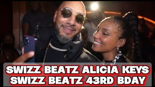 Famous Swizz Beatz Alicia Keys 43rd Bday Busta Rhymes Baby Cham Supa Cat Profile