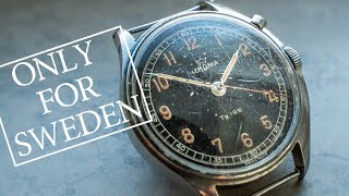 Restoration Rare Swedish Military Watch - Screw-making - Radioactive Radium - Lemania Tg195