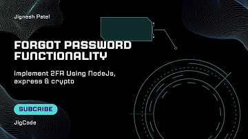 Forget Password Functionality | Node JS | Nodemailer | Crypto | Step By Step Tutorial