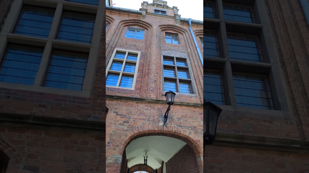 The Courtyard of the Old Town Hall in Toruń (Ratusz Staromiejski) dates back to the 13th century
