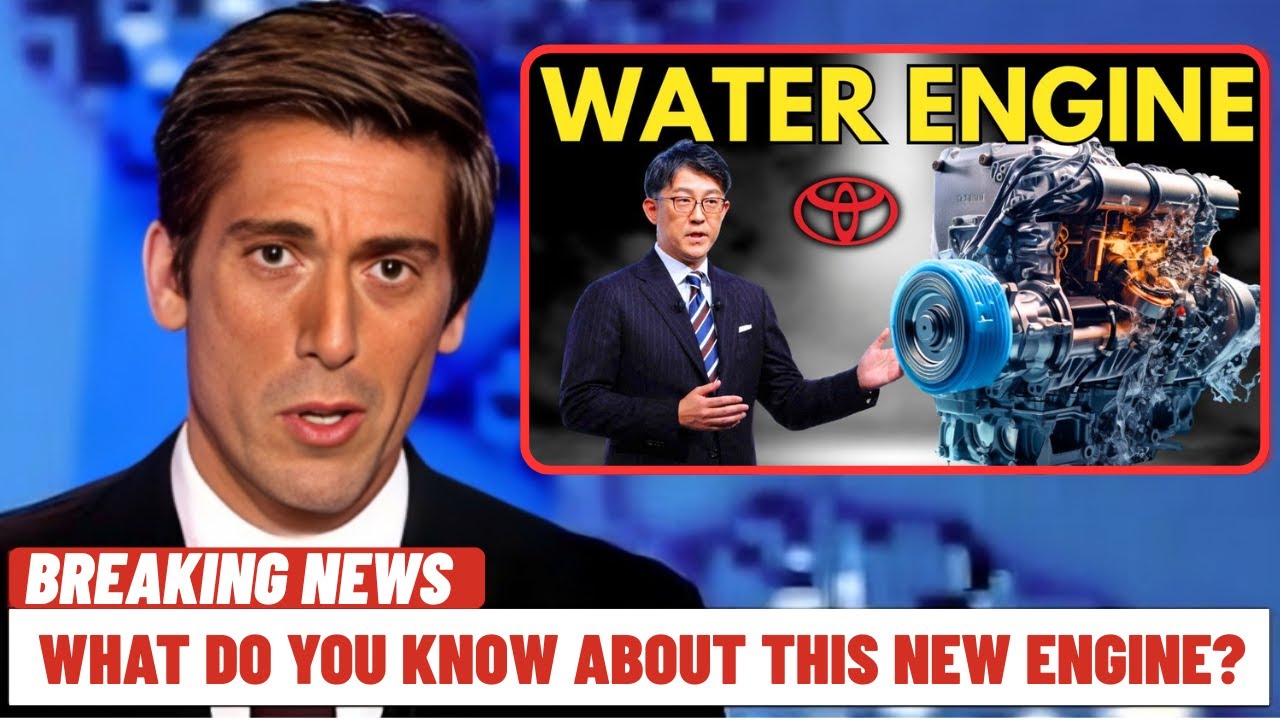 Срочная новость: Toyota утверждает, что их двигатель, работающий на воде, навсегда вытеснит элект...