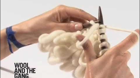 How to Knit: Loop Stitch