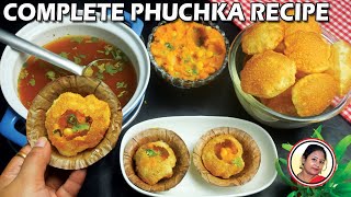 ফুচকা তৈরির সবচেয়ে সহজ রেসিপি | Fuchka Recipe In Bangla | Complete Phuchka Recipe | Shampa's kitchen