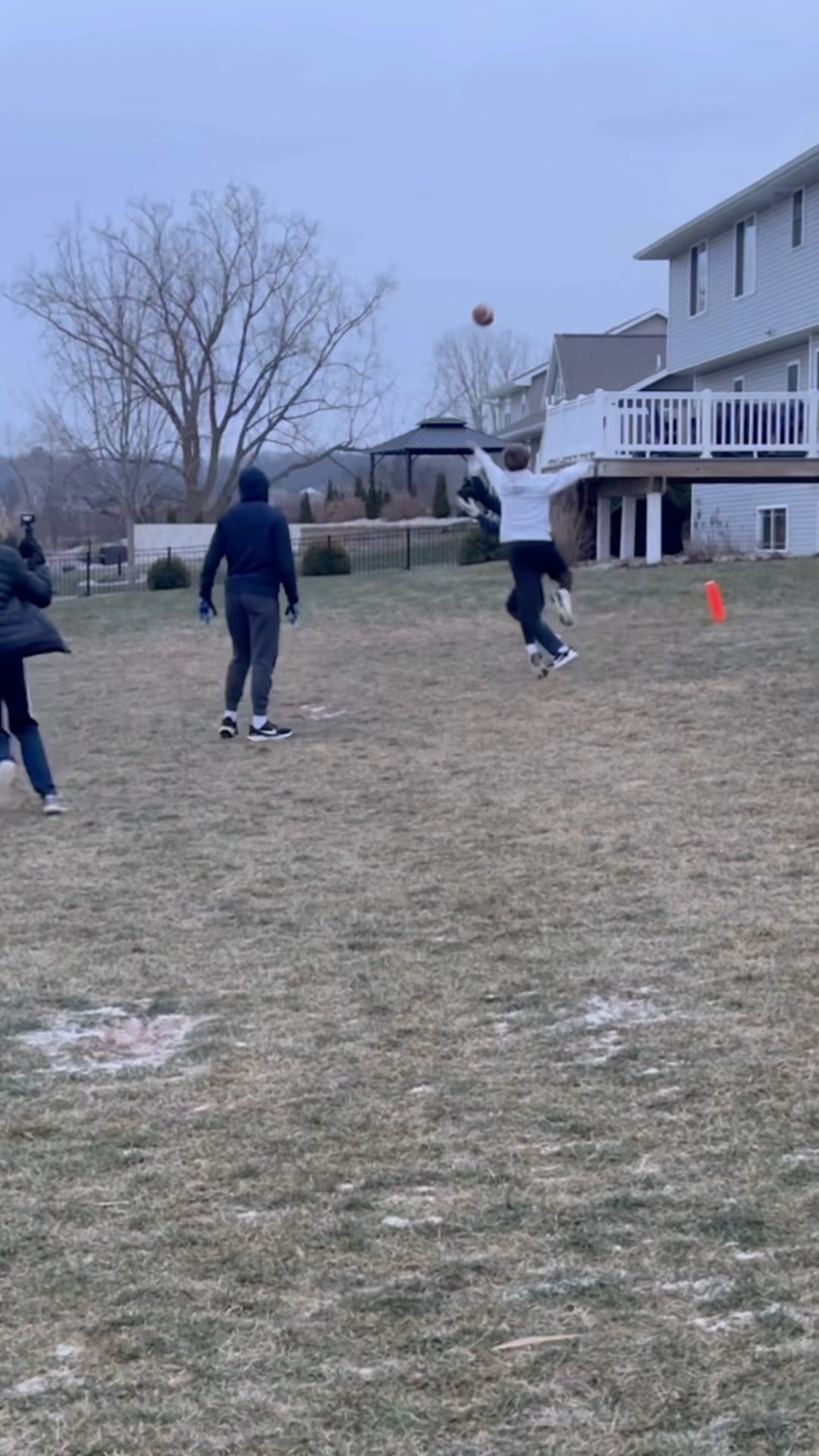 Colin makes the crazy on the run pass to AJ for the touchdown?!! #nfl #football #sports #shorts #fy
