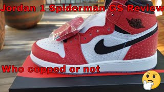 spiderman jordan 1 gs