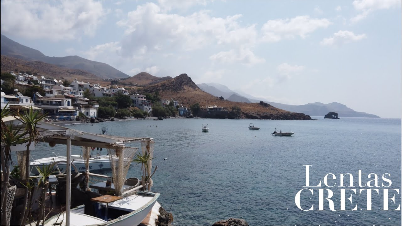 The Perfect Hideaway on Crete's South Coast | Lentas | Greece Walk [4K HDR]