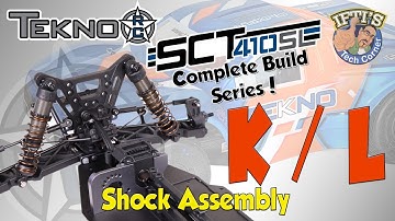 #12 Tekno SCT410SL - BUILD SERIES - Kit Bag K & L : Front & Rear Shock Assembly