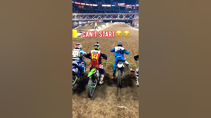 funny dirt bike race