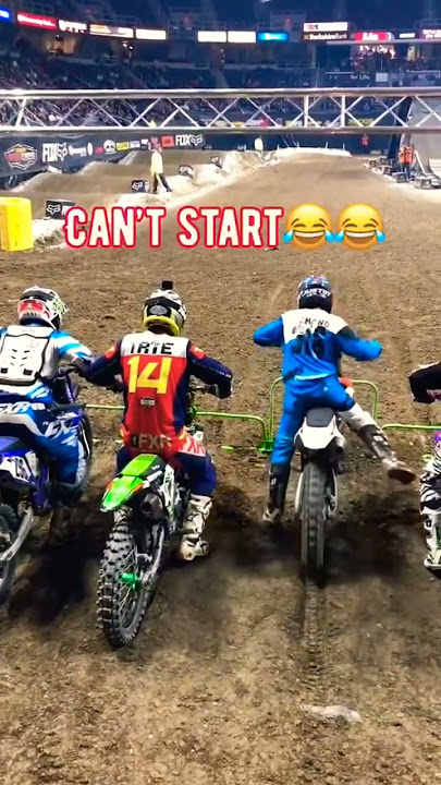 funny dirt bike race