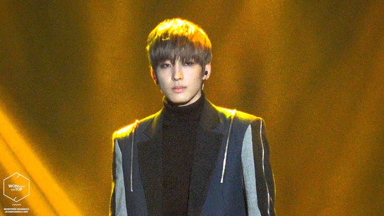 20160114 서울가요대상 - 세븐틴 원우 (SEVENTEEN WONWOO) 환청 직캠