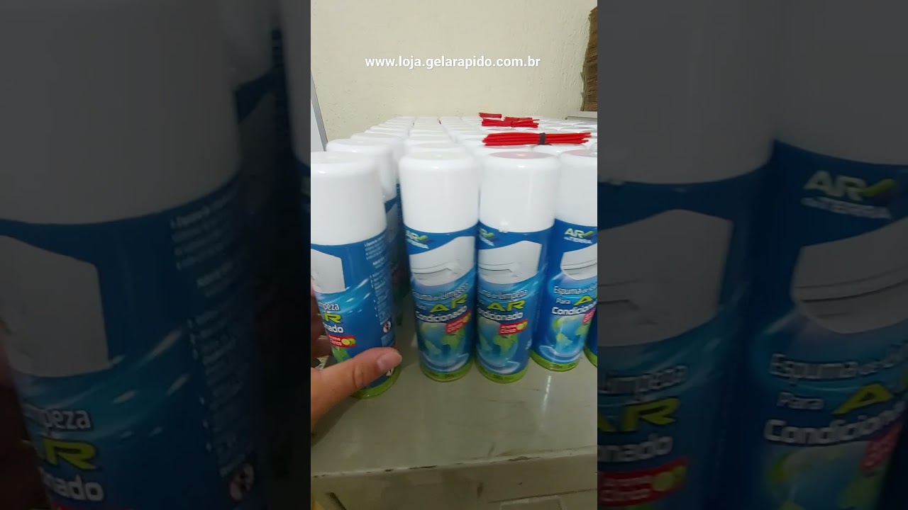 Espuma para limpeza de ar condicionado ideal para manutenção Preventiva