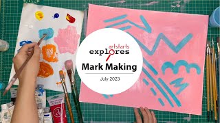Mark-Making Workshop 1 - Exploring Mark-Making through Painting (S05 E## WS02) Wealth