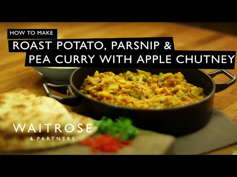 Roast Potato Parsnip And Pea Curry With Apple Chutney Waitrose