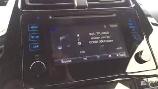 2017 Toyota Prius satellite radio