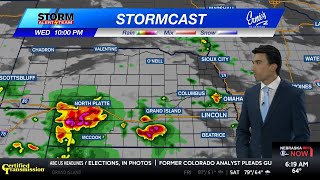 Severe Storms & Heavy Rain Across Nebraska- Wednesday Morning Nebraska Weather- June 24, 2026