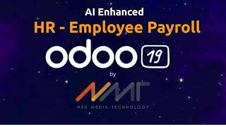 Odoo 19 Employees Payroll HR module with NMT - Employee Management & Payroll Automation ERP