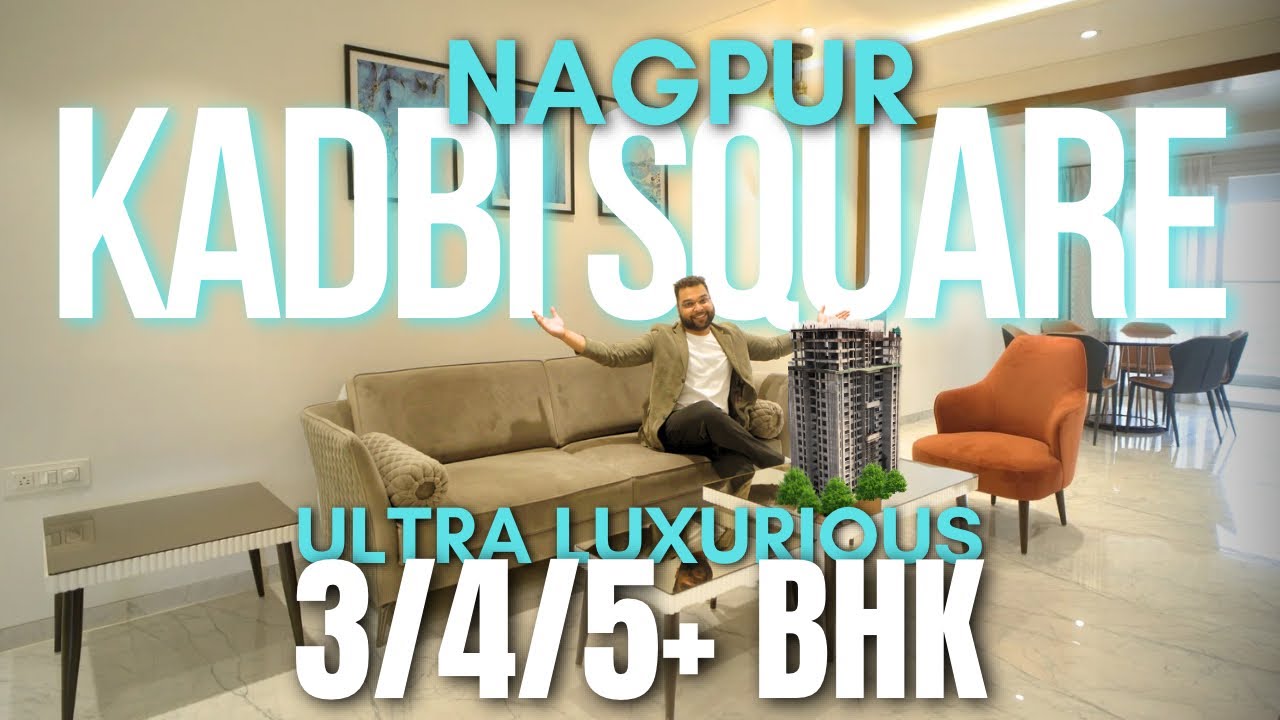 3/4/5/6 BHK Ultra Luxury Flats | Kadbi Square Nagpur | Rooftop Lounge | Flat in Sadar | PropSnap