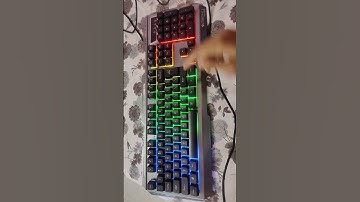 zebronics Zeb transformer gaming keyboard with RGB #viral #shortsfeed #shorts