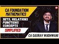 L62 | Sets concept | Venn Diagram | Sets, relations | CA foundation Maths ICAI | Lecture 62