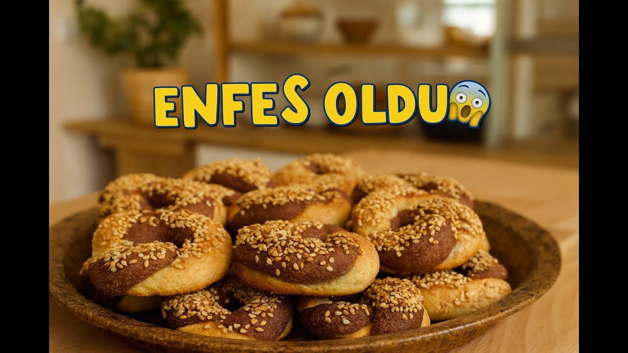 ENFES OLDU 😱 SAHLEPLİ SİMİT KURABİYE TARİFİ 💫 AĞIZDA DAĞILAN HARİKA LEZZET🔥 #kurabiyetarifleri