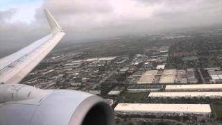 American 1466: B737-800 SKB-MIA Landing