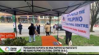 Mga pangakong suporta sa Filipino Cultural Centre sa B.C. ngayong halalan | OMNI News Filipino