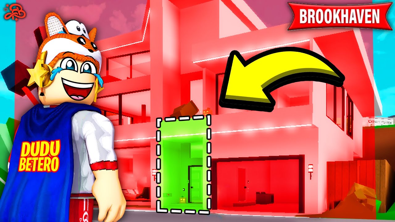 INVADI as CASAS TRANCADAS no Brookhaven *descobri o segredo dos hackers